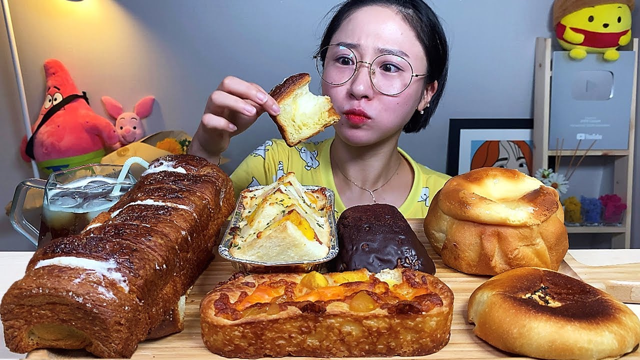 뚜레쥬르 여러가지 빵 먹방 Dessert Mukbang
