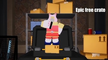 When you got free deluxe crate in Tower Defense Simulator