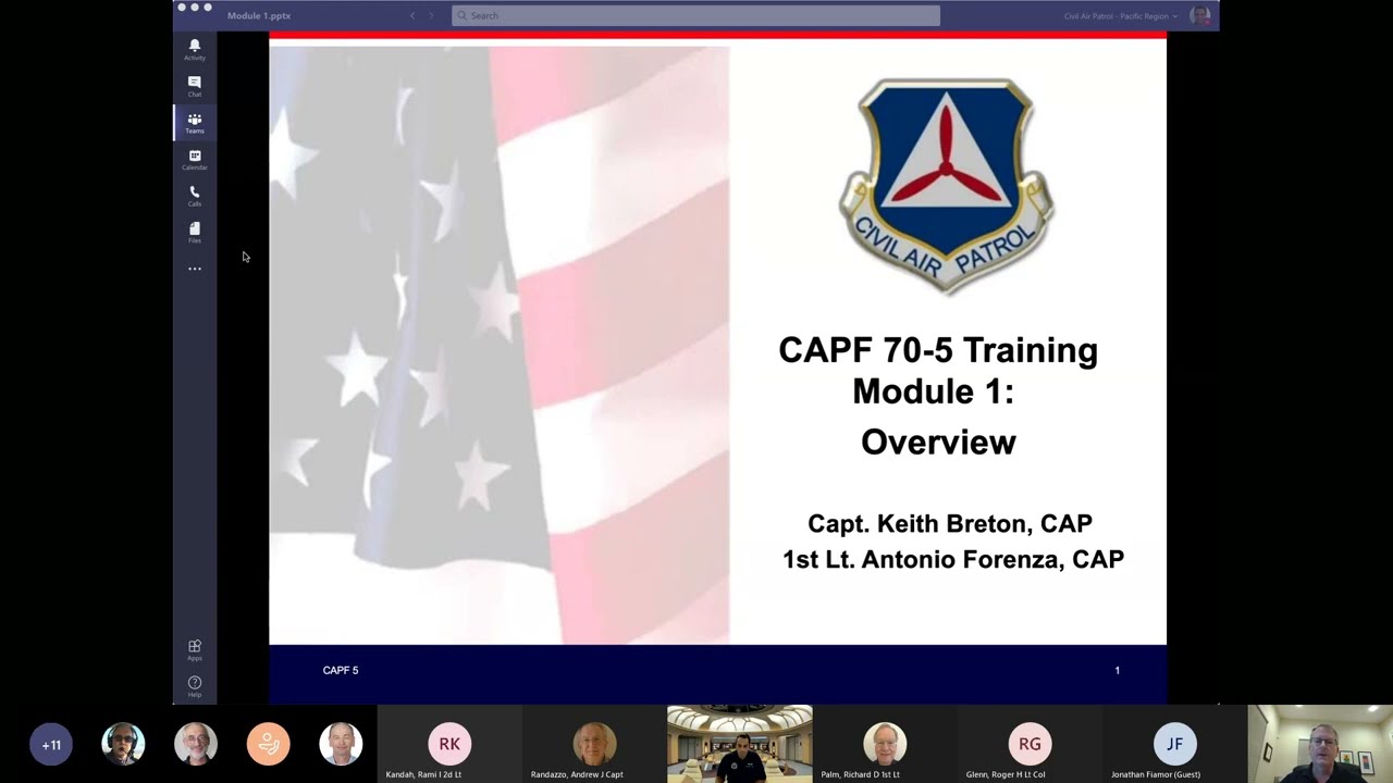 Becoming a CAP Pilot - CAPF 70-5A - Module 1 - Overview