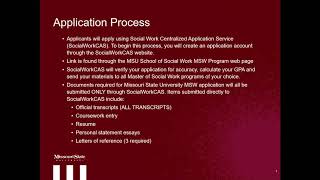 How to Apply to the MSW Program