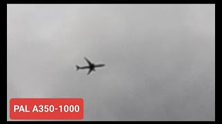 Delivery Flight Philippine Airlines Airbus A350-1000 Rp-C3510 Flies Over Limay, Bataan