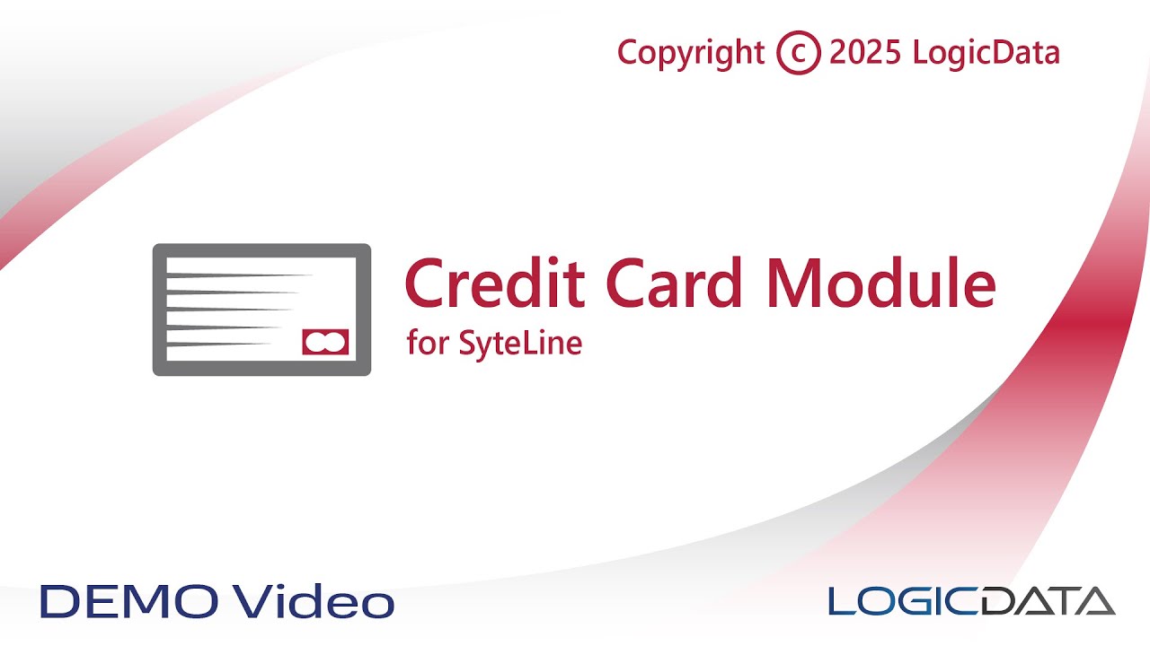 Credit Module Methods DEMO Credit Card Module | LogicData - YouTube