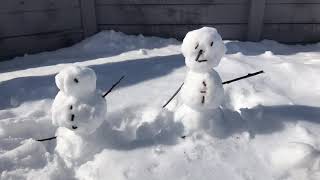 Melting snowman ⛄️