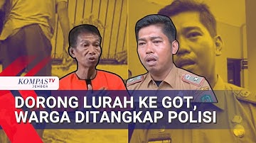 Viral! Lurah Medan Didorong ke Got oleh Warga, Pelaku Diamankan