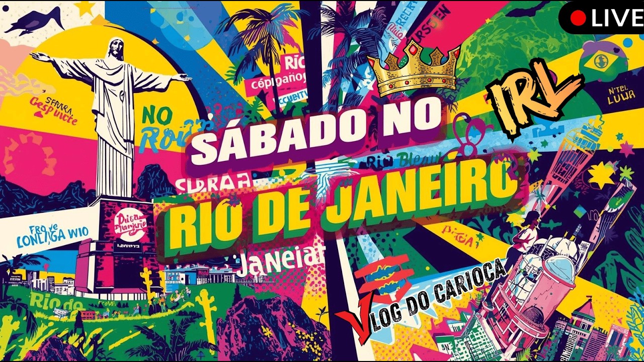 🟢 AO VIVO IRL: 👑☁️ Partiu SABADEIRA Carioca 🔥 Rolé AO VIVO no Rio de Janeiro! #riodejaneiro #rj