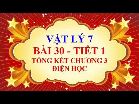 Video Vật lý lớp 7 - Bài 30 - Tổng kết chương 3 - Tiết 1 - YouTube