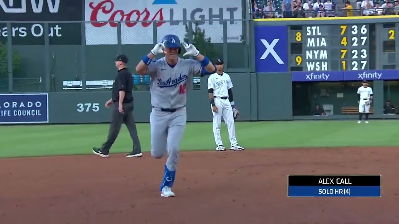 Alex Call's 4th home run of the 2025 season