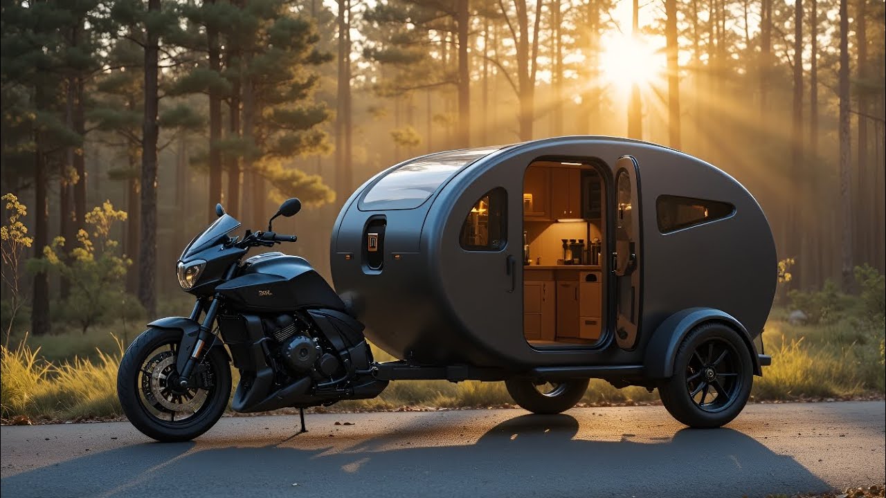 “Motorcycle Camper Revolution: Compact Comfort for the Open Road” - YouTube
