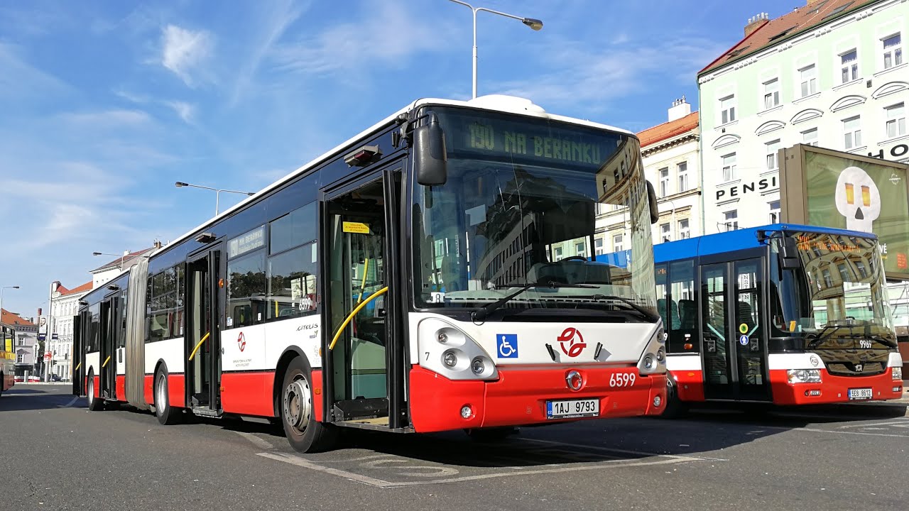 Jízda autobusem Irisbus Citelis 18M ev. č. 6599 na lince 190