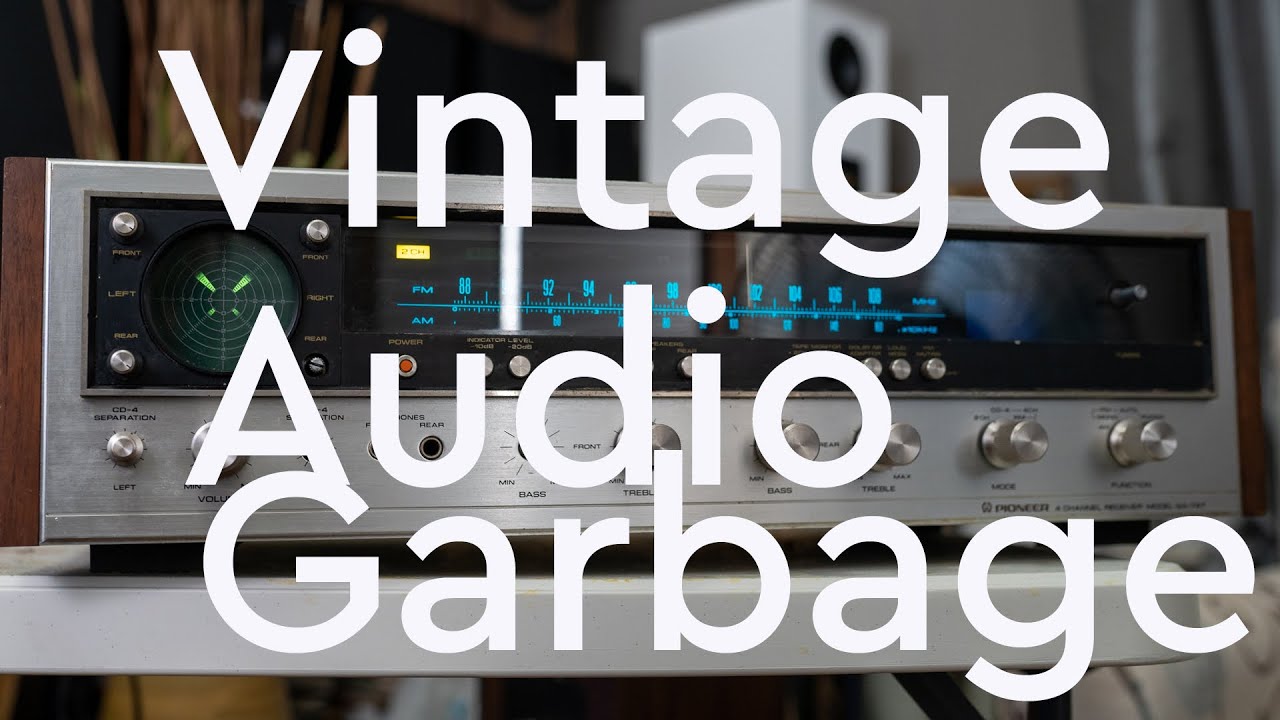 Vintage Audio Garbage is Awesome - Pioneer QX747 - YouTube