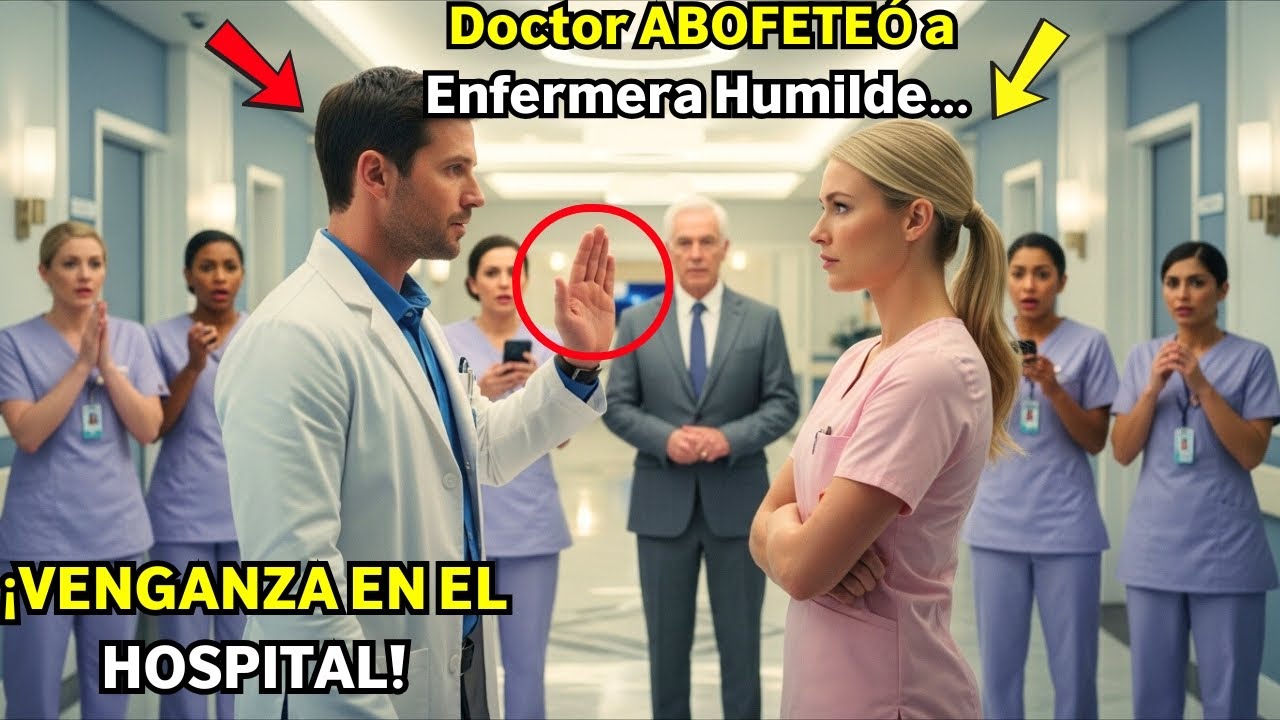 Doctor ABOFETEÓ a Enfermera Humilde… ¡ERA LA DUEÑA MULTIMILLONARIA!