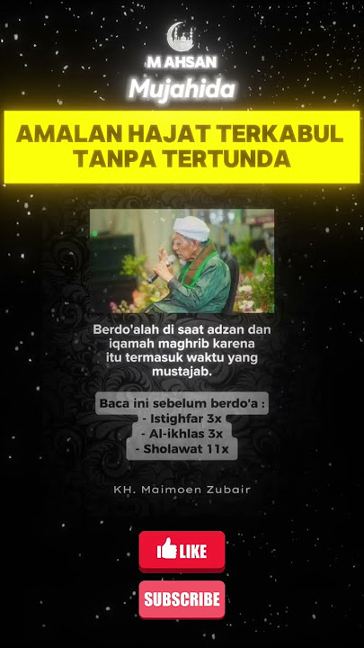 1 Cara Menguatkan DOA agar Hajat Cepat Terkabul