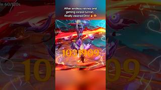 Dire Mode Had Me Fighting for My Life😭 | Stygian Onslaught 6.5 #Shorts #GenshinImpact