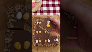 Would you try these Mini Egg No Bake Bars✨ #nobake #minieggs #easterbaking #shorts #milkchocolate