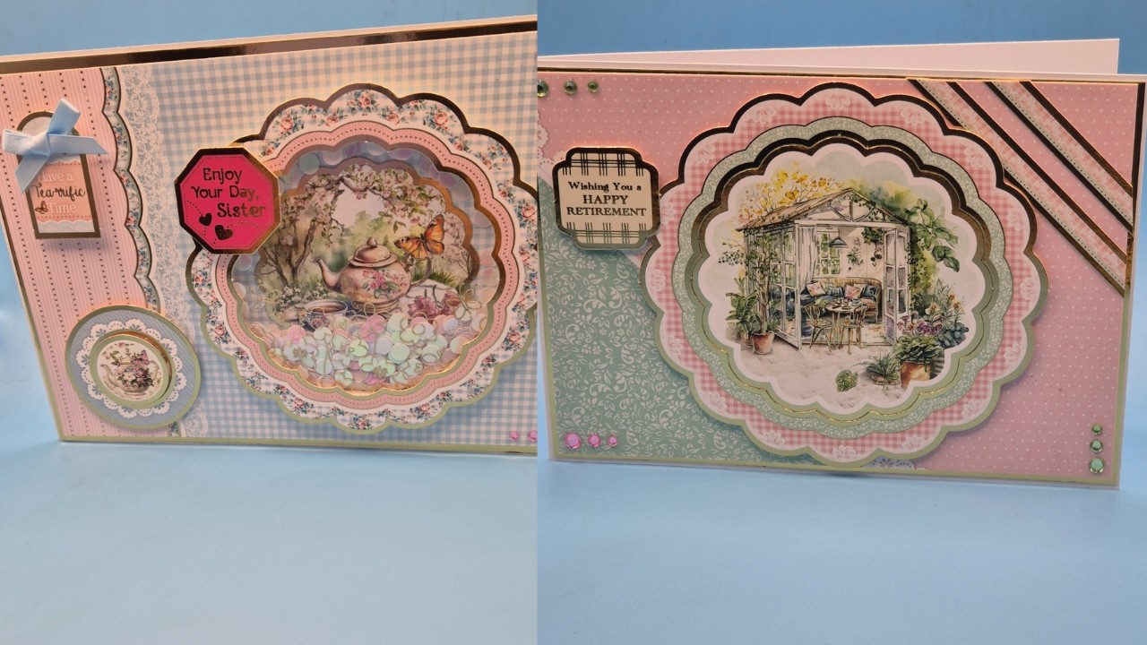 Журнал Crafting With Hunkydory, № 75, «Садовый коттедж» — Чай на двоих.