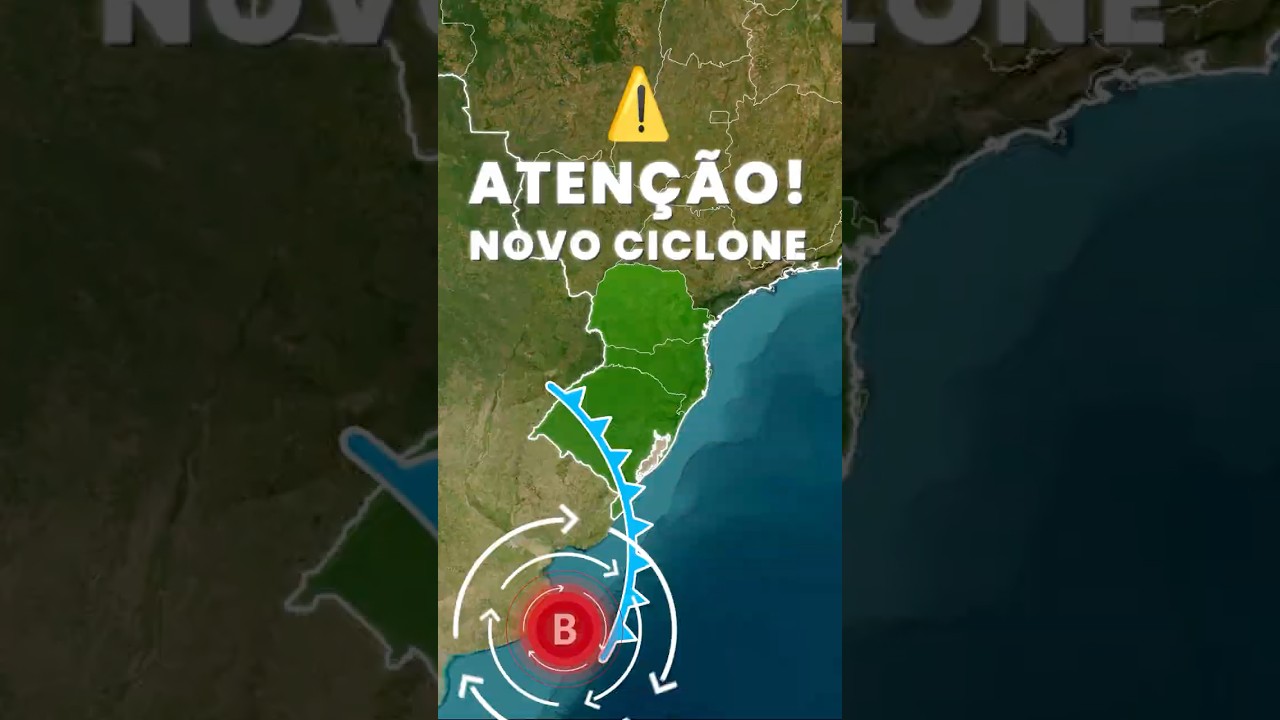 Alerta: ciclone extratropical se forma e pode causar tempestades no Sul do Brasil