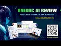 OneDoc AI Review + OTO + VIP Bonuses + Demo + Discount