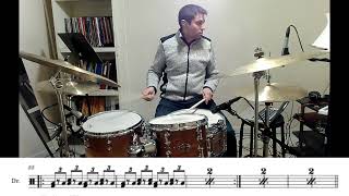 Rock N Roll Part 2 The Hey Song By Gary Glitter With Drum Notation