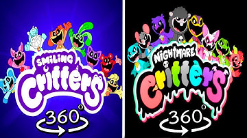 360º VR Poppy Playtime Chapter 4 - Nightmare Critters Vs Smiling Critters Official Jingles