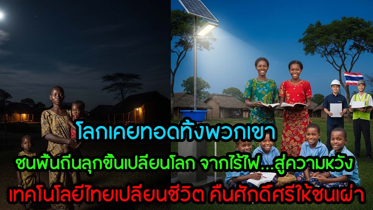 โลกเคยทอดทิ้งชนเผ่านี้… จนเทคโนโลยีไทยเปลี่ยนชีวิตทั้งหมู่บ้าน | เรื่องราวแอฟริกาสุดสะเทือนใจ