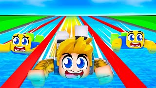 I Became A Level 999,999 Swimmer In Roblox Aqua Racer screenshot 5