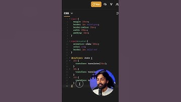 Easiest Input Validation shake animations using HTML & CSS!