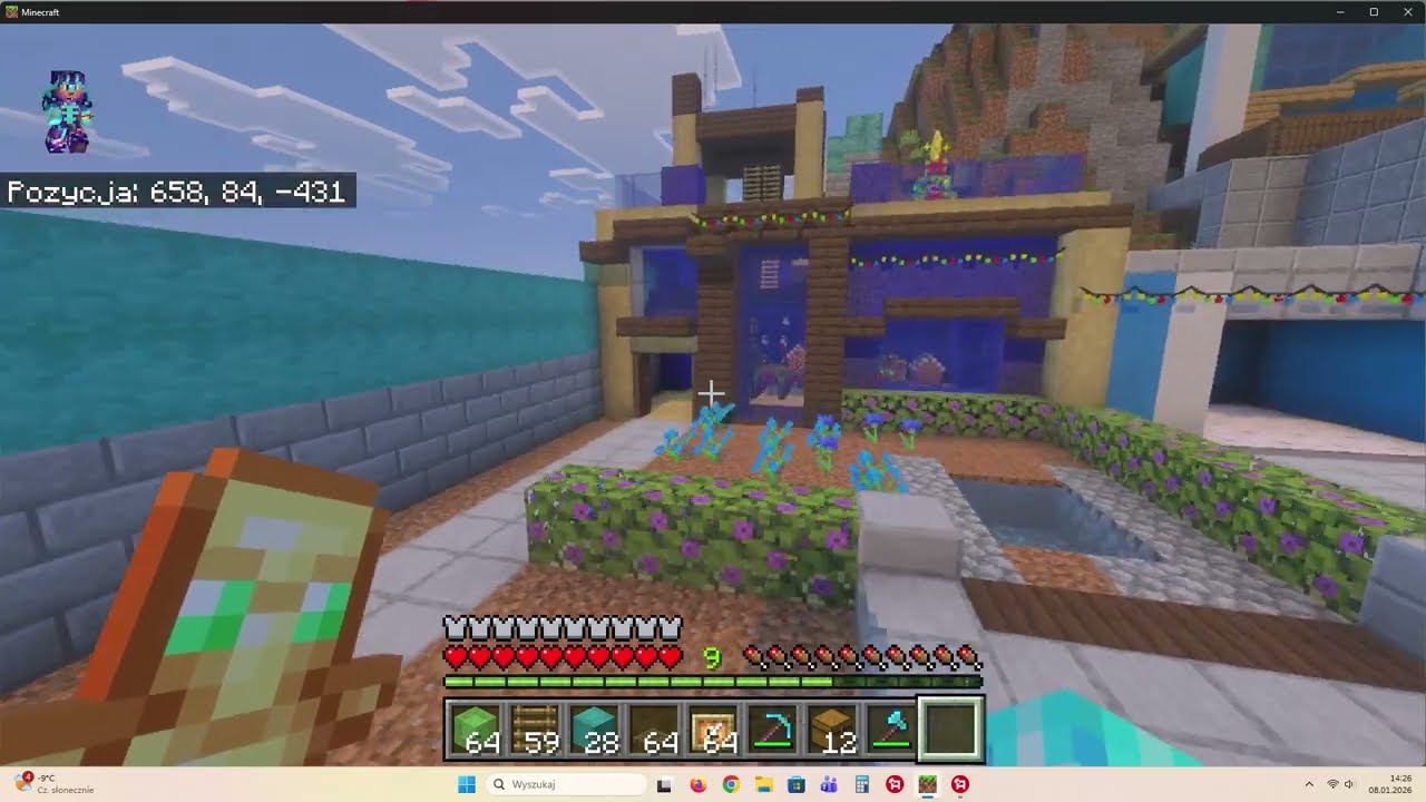 Jak zbudować magazyn Minecraft Bedrock część 3