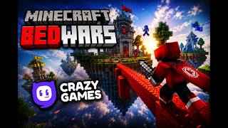 I Tried Minecraft BedWars on CrazyGames