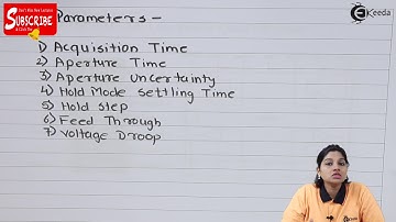 Performance Parameters of Sample and Hold Circuit