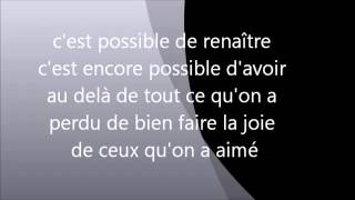 Video thumbnail of "Gael  c'est encore possible paroles (Lyrics)"