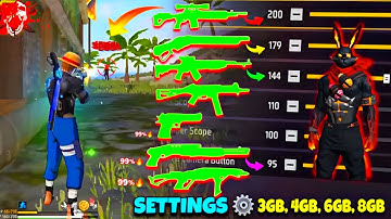 Free Fire Headshot Setting After Ob51 Update 2025⚡Best Sensitivity Settings ⚙️| Sensitivity Setting 
