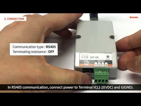 Autonics Tutorial : Wireless Communication Converter SCM-WF48