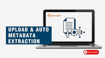 Upload & Auto Metadata Extraction – Upload Smarter, Work Faster