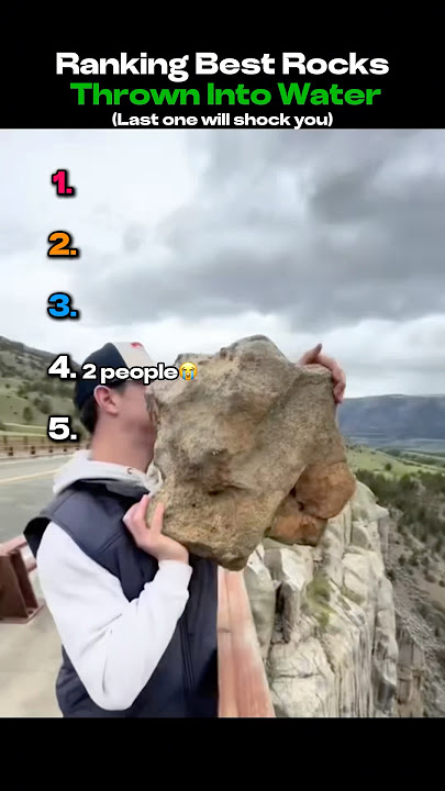 Ranking Best Rocks Being Thrown Into Water
