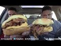 Eating Rally's Baconzilla @hodgetwins