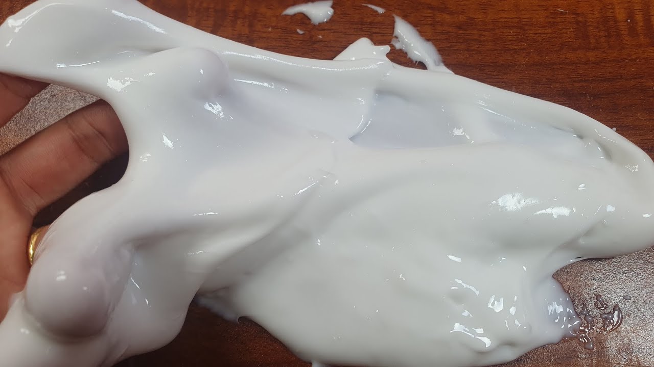 2 Ways White Slime - YouTube