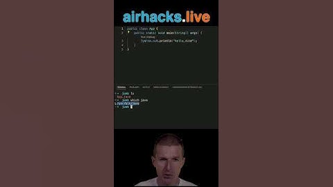 Run Java Source as Shell Script #airhacks #java #short