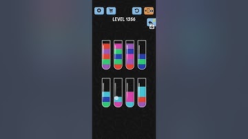 Water Color Sort Level 1356 1357 WalkThrough Solution Gameplay