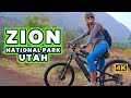 Amazing ebike rides  zion national park utah  4k  relax