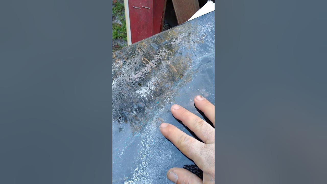 Removing epoxy drips the easy way after they have hardened YouTube