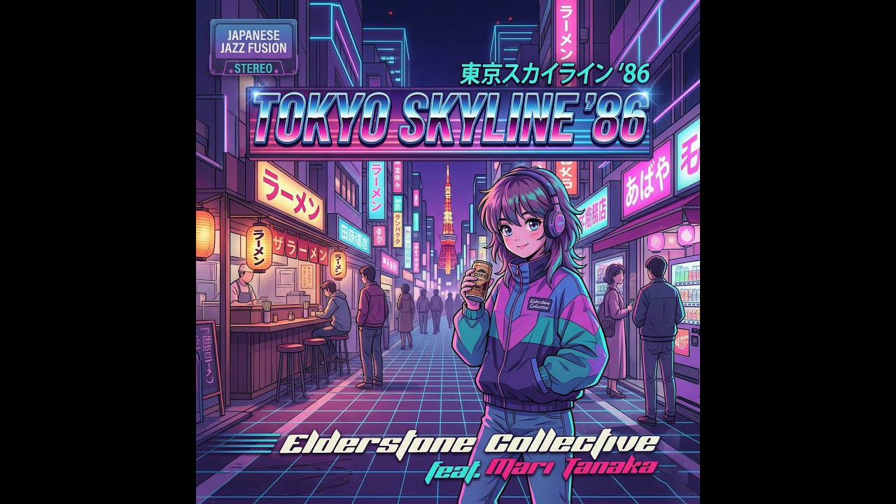 Japanese City Pop & Jazz-Pop Mix — Tokyo Skyline '86 (1986 Retro