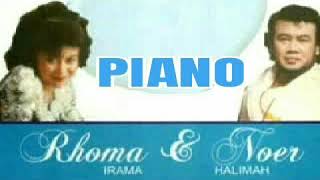 Piano - RHOMA IRAMA & NOER HALIMAH ( lagu dangdut jadul )