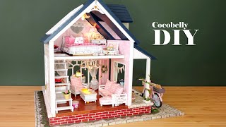 DIY Miniature Dollhouse Kit | Bicycle Angel | Relaxing Satisfying Video