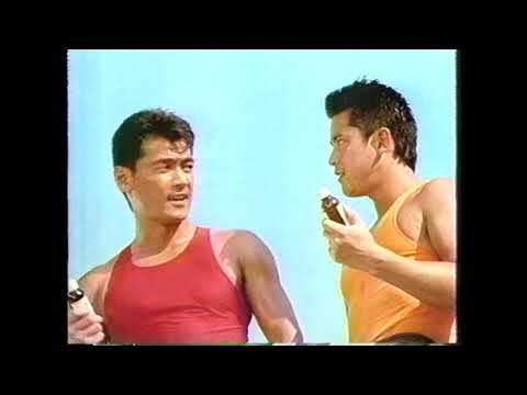 懐かCM　１９９３年　５月　大正製薬　リポビタンD　渡辺裕之　西村和彦　シャワークライミング編