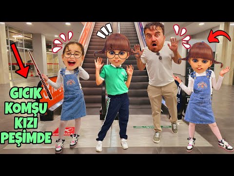 ELİF GICIK KOMŞU KIZI YİNE PEŞİNDE !! ELİFİ ÇILDIRTTI !! بابا جاب لي بالون - جنى مقداد | طيور بيبي