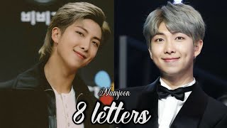 Kim Namjoon || 8 Letters [FMV]