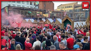 Fans are still celebrating in Concert Square