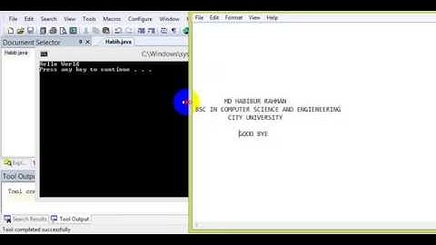 Compile and run java in textpad