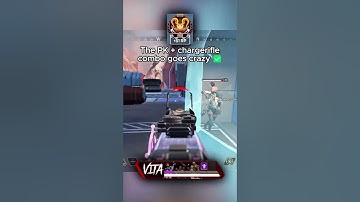 THE PK + CHARGERIFLE GOES CRAZY ✅ #apex #apexlegends #apexlegendsclips #apexclips