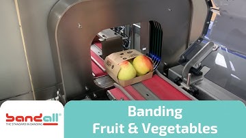 Packaging fruit and vegetables by banding